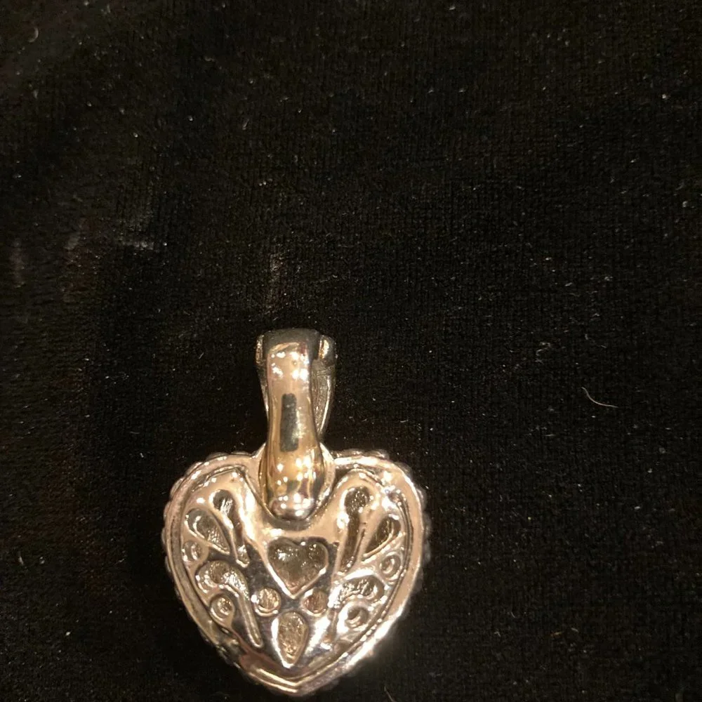 Heart Rhinestone Pendant - Picture 2 of 3